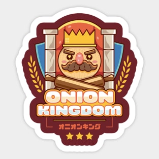 Onion Kingdom Ruler Sticker